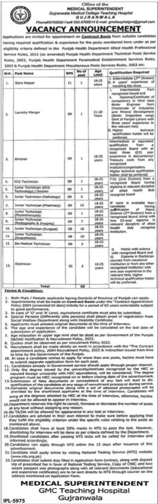 Latest Government Organization Management Posts in Islamabad 2024